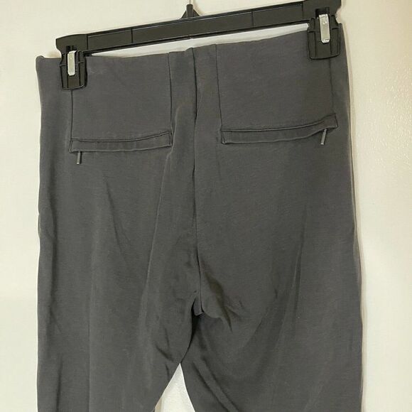 ATHLETA pointe knit charcoal black slim leggings with zip pocket petite 2 - Picture 6 of 7